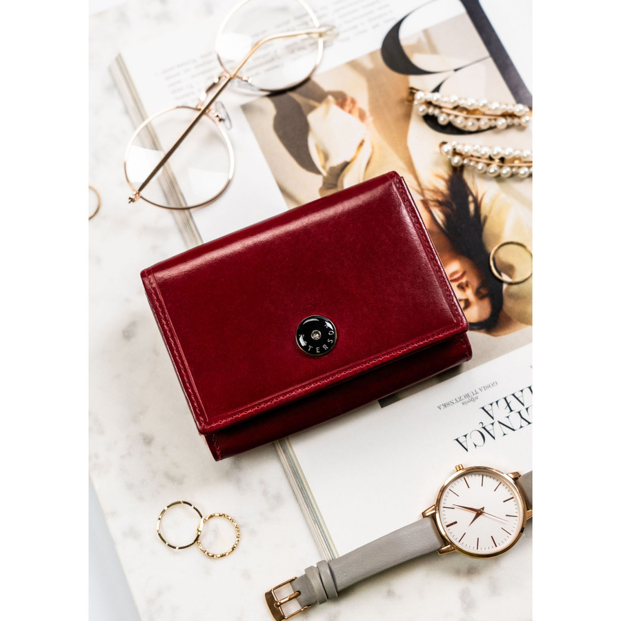 Leather wallet RFID PETERSON PTN 74892-TVT