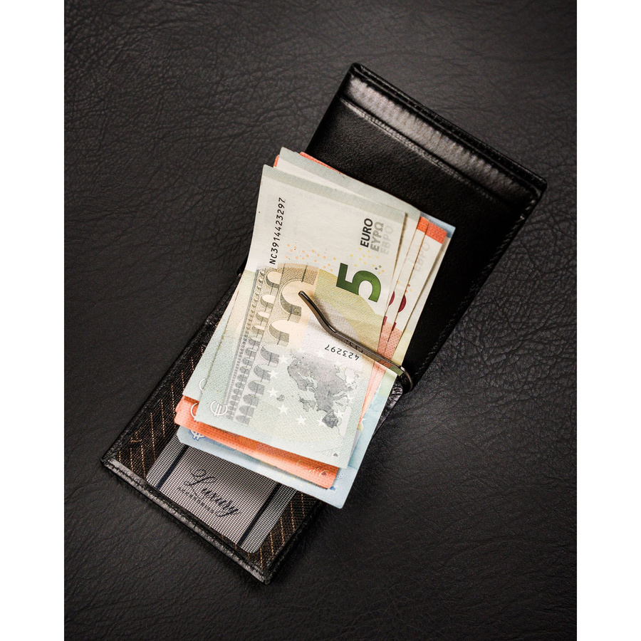 Leather wallet RFID ROVICKY CPR-12-NBAR