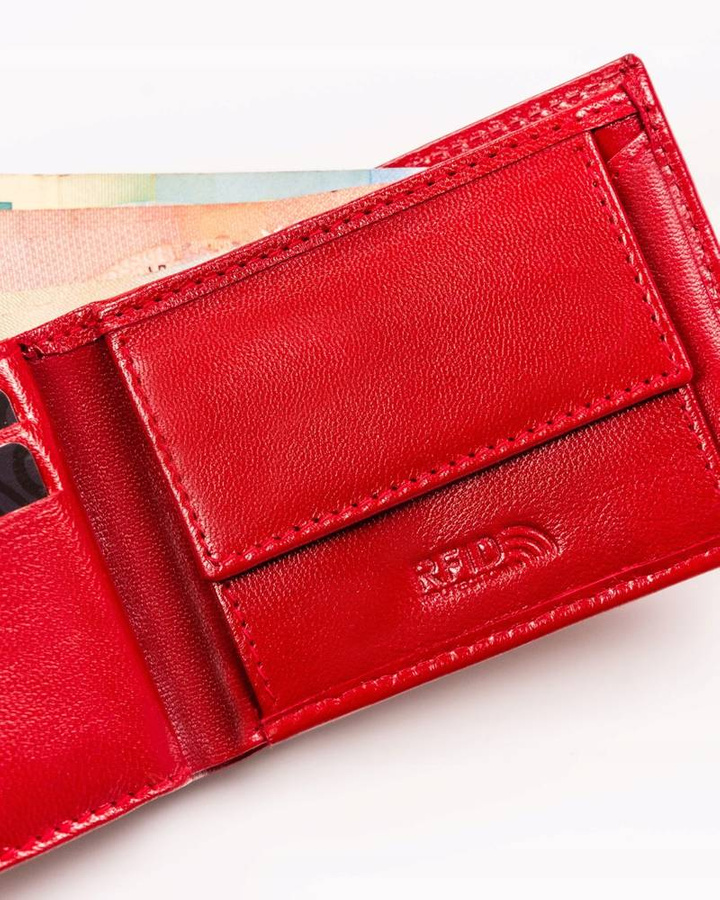 Leather wallet RFID PETERSON PTN RD-280-GCL