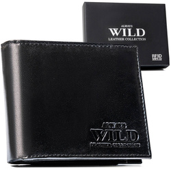 Leather wallet RFID ALWAYS WILD N992-P-GTS