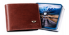 Leather wallet RFID PETERSON PTN 22304-VT