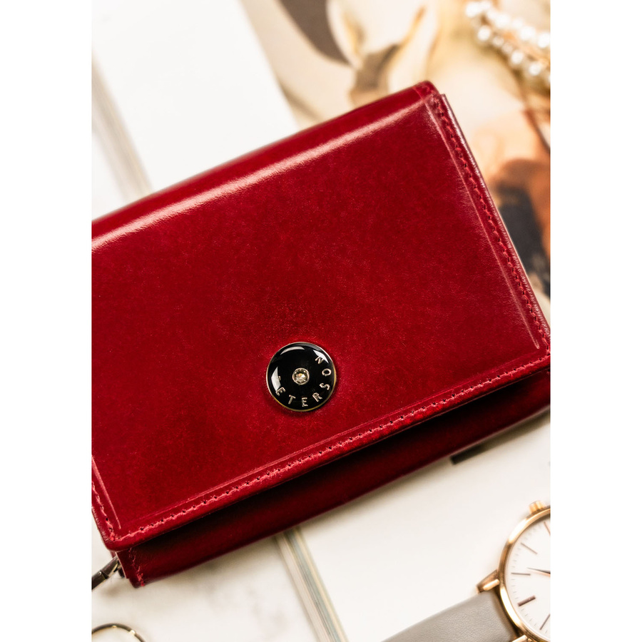 Leather wallet RFID PETERSON PTN 74892-TVT