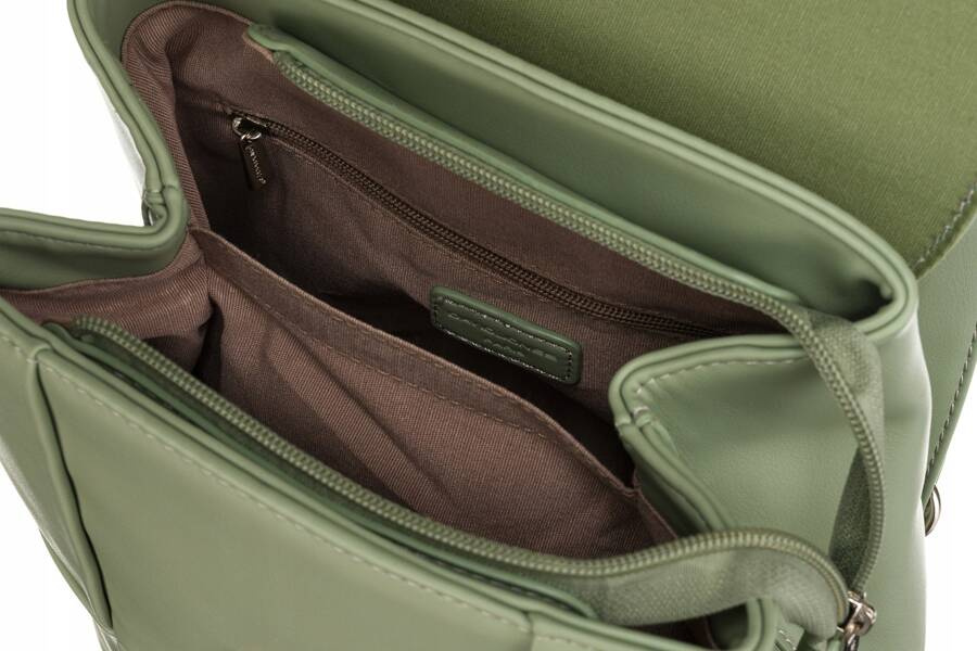 Leatherette bagpack DAVID JONES 6746-2