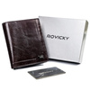 Leather wallet RFID ROVICKY PC-102-BAR