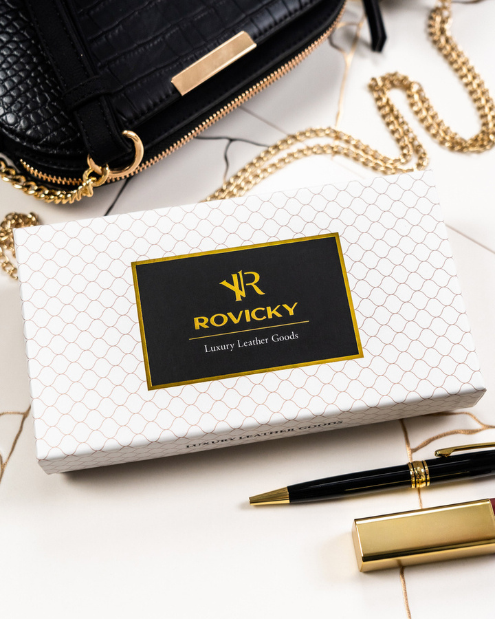 Leather & leatherette wallet ROVICKY RPX-24A-4
