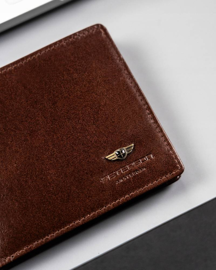 Leather wallet RFID PETERSON PTN 22303-VT