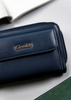 Leatherette wallet 4U CAVALDI N122-APU-BL