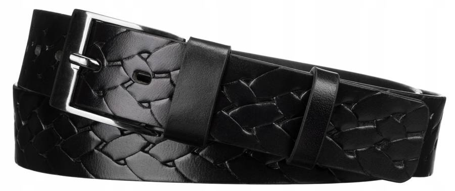 Leather belt PETERSON PTN PRS-04-G