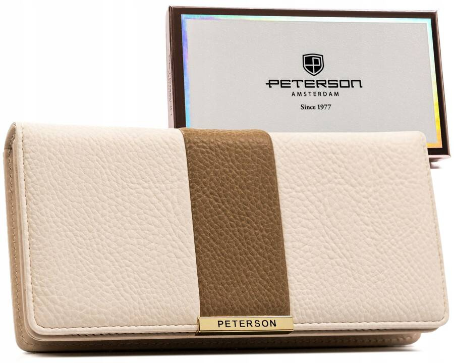 Leatherette wallet RFID PETERSON PTN 005-DN