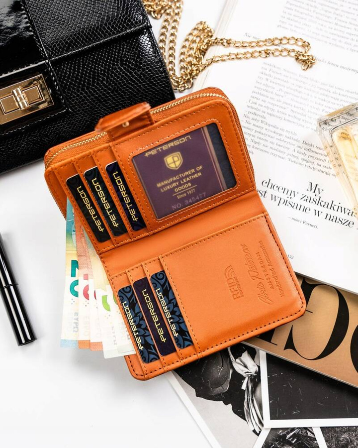  Leatherette wallet RFID PETERSON PTN 009-F