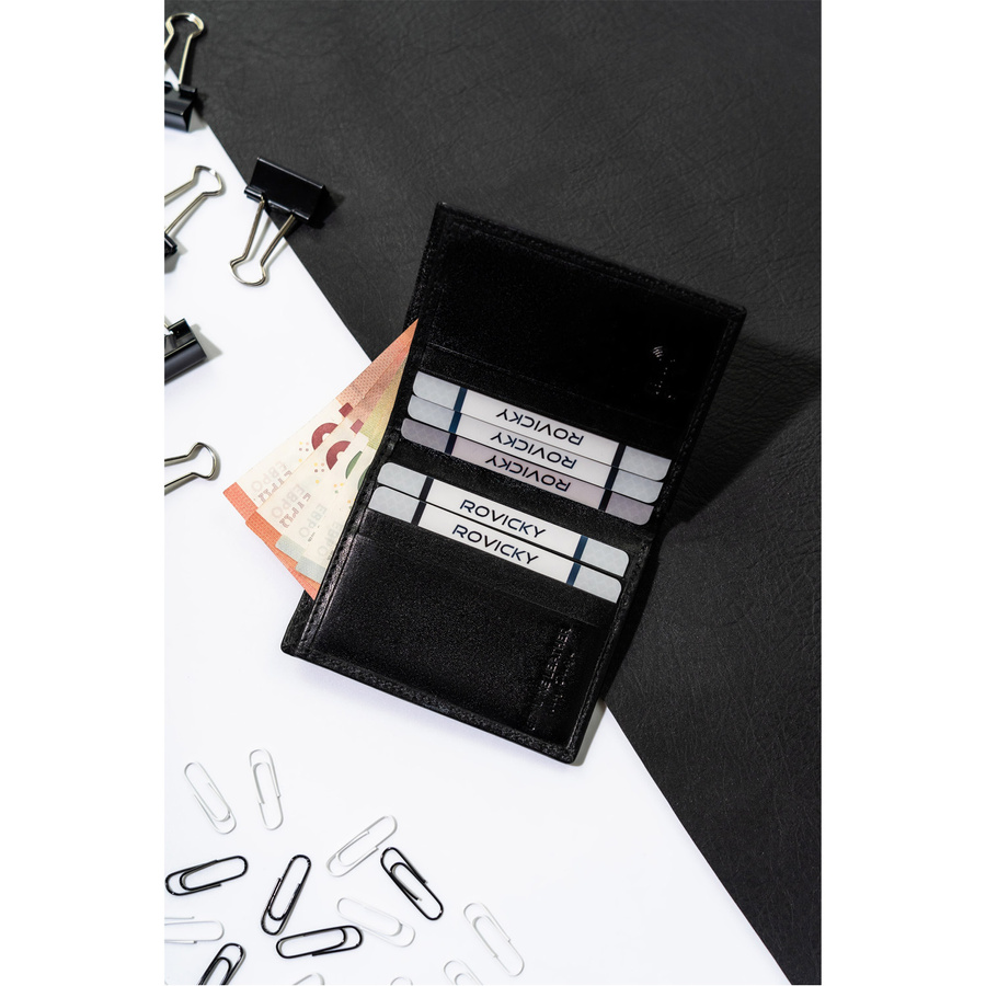 Leather card case ROVICKY TW-01-RVT