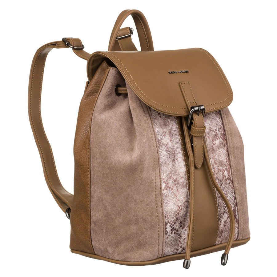 Leatherette bagpack DAVID JONES 6885-2