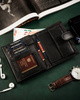 Leather wallet RFID PETERSON PTN MR-05L-CN