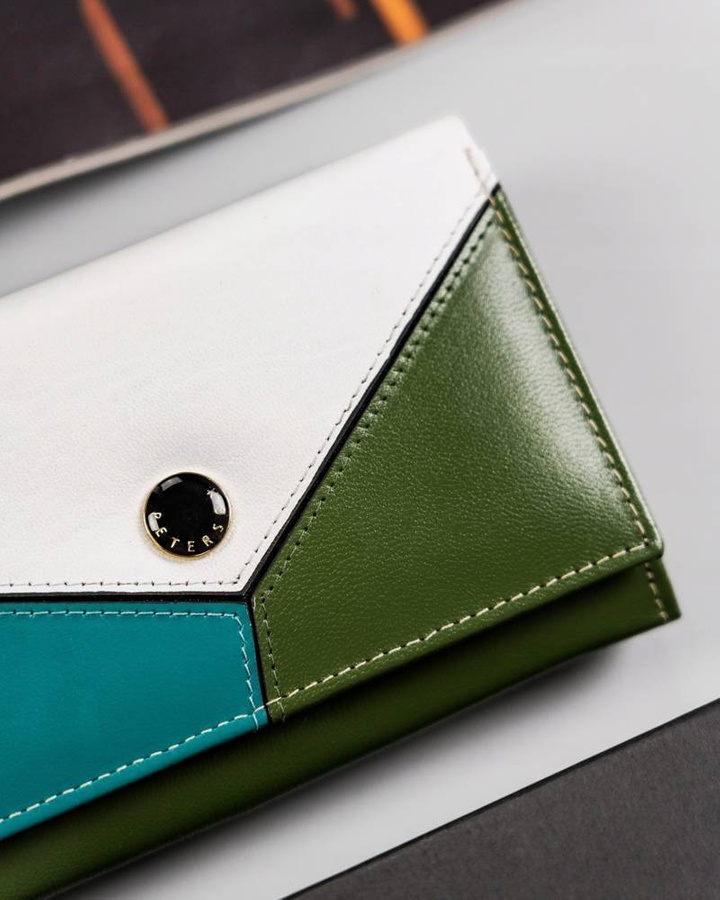 Leathyer's wallet RFID PETERSON PTN RD-22-GCL-Y