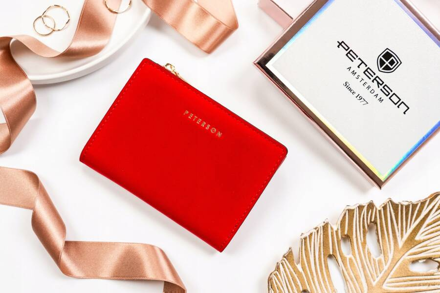 Leatherette wallet RFID PETERSON PTN 003-WEI