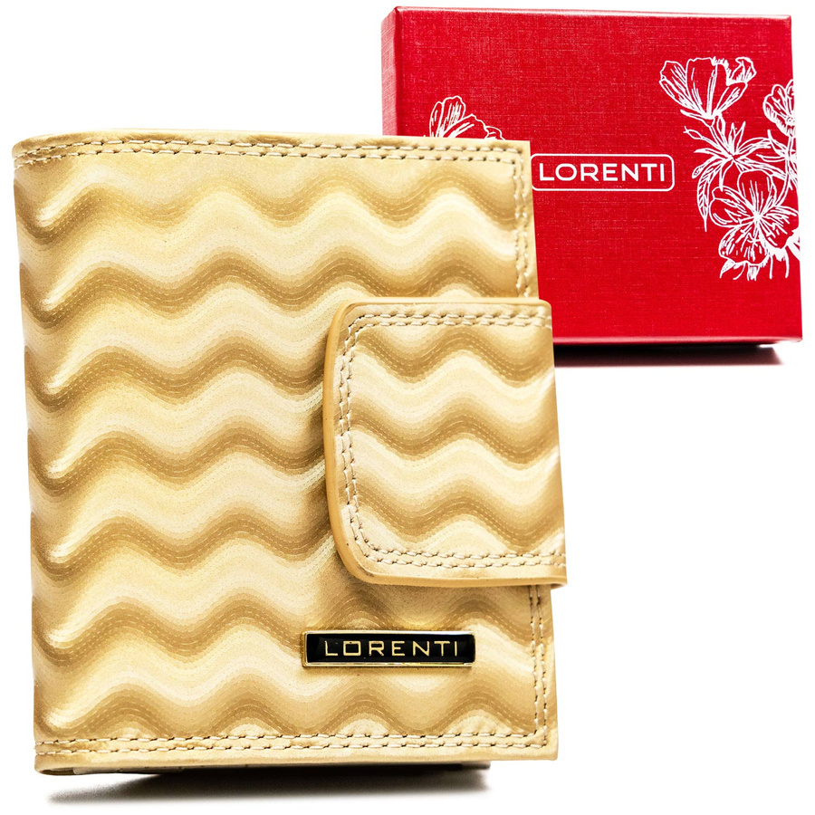 Leather wallet RFID LORENTI 42329-WAV