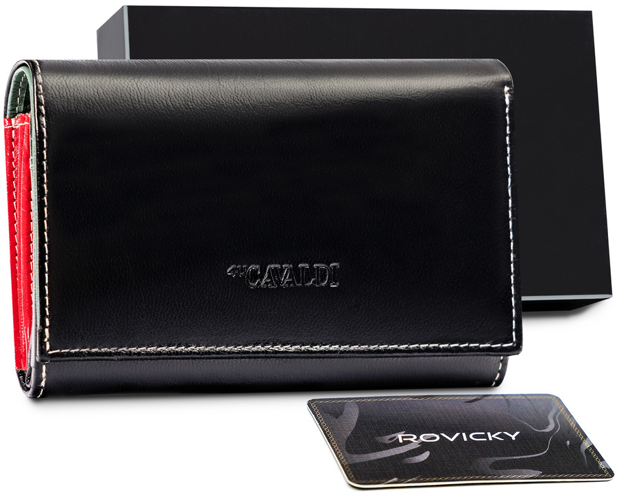 Leather wallet RFID 4U CAVALDI RD-22-GCL