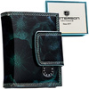 Leather and leatherette wallet RFID PETERSON PTN PS329-FDS