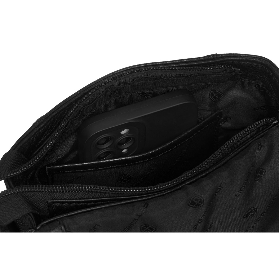 Leather bag PETERSON PTN 996-S-NDM