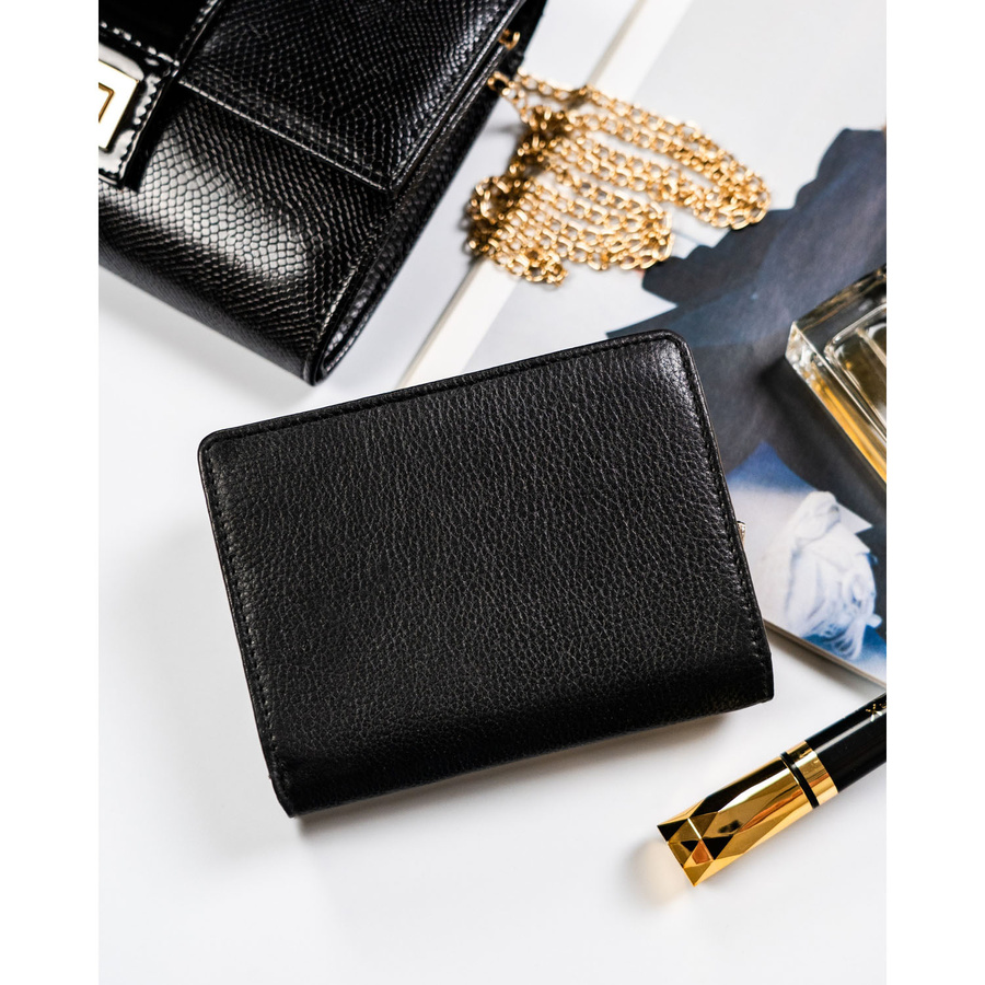 Leather wallet RFID ROVICKY R-D1503-NCD-BL