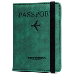 Leatherette passport case PETERSON PTN EP-01