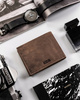 Leather wallet RFID PETERSON PTN 304 2-1-4