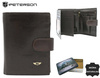 Leather wallet RFID PETERSON PTN 22308L-VT