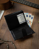 Leather wallet RFID 4U CAVALDI 0800L-P-BS-RFID