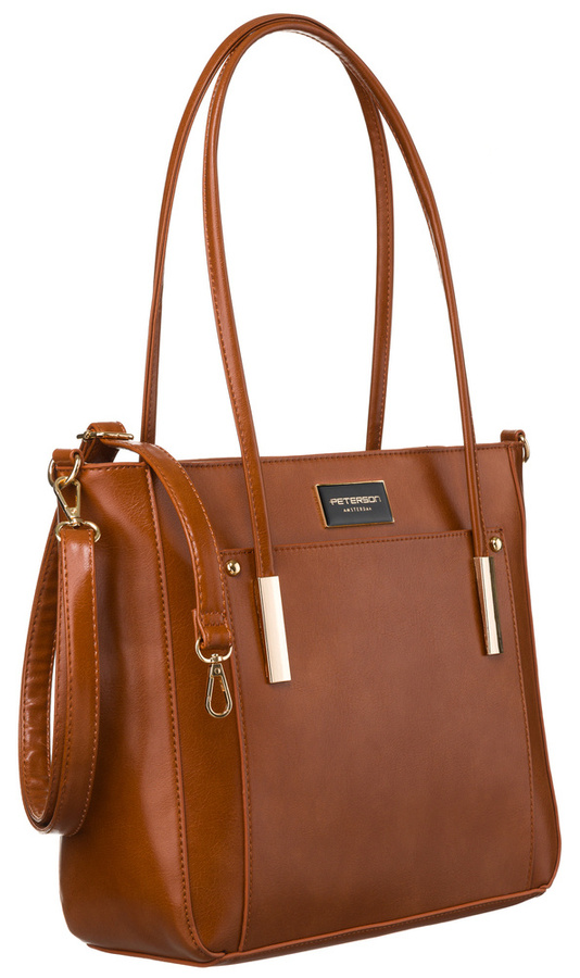 Leatherette bag PETERSON PTN 072-03