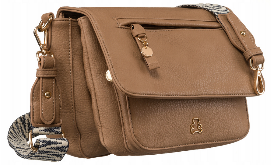 Stylowa listonoszka damska ze skóry ekologicznej - LuluCastagnette