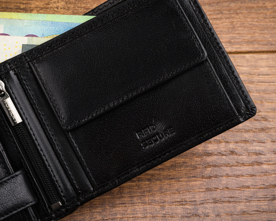 Leather wallet RFID ROVICKY CPR-992-BAR