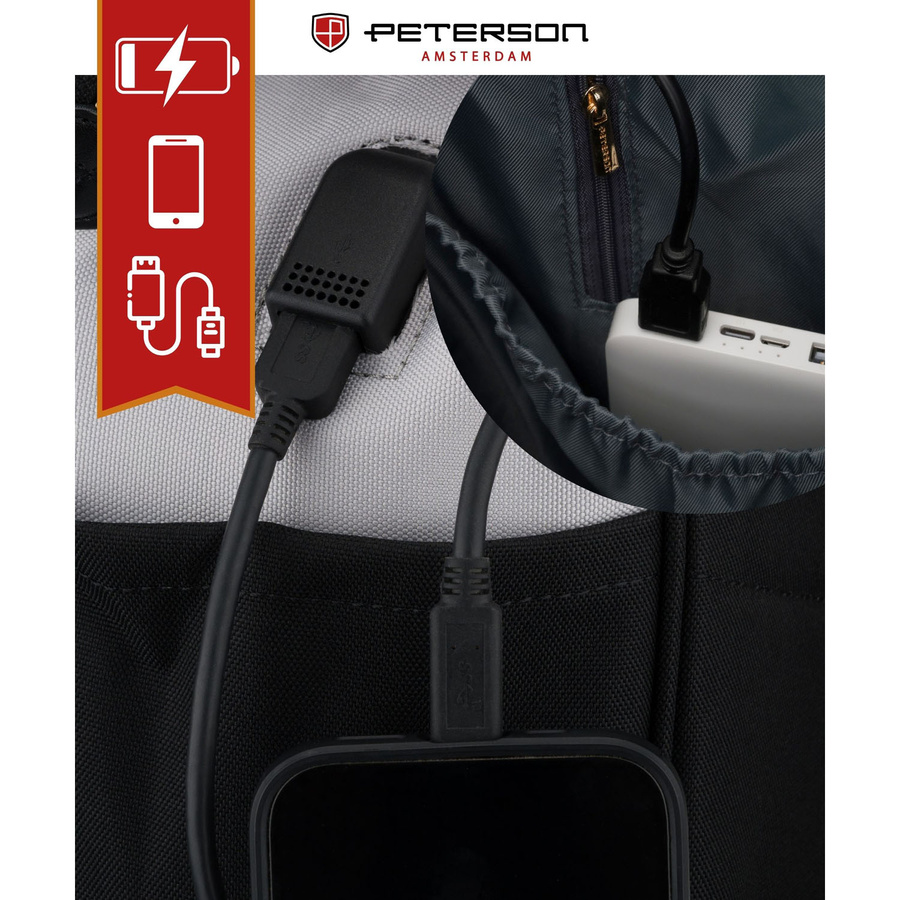 Polyester bagpack PETERSON ALFA