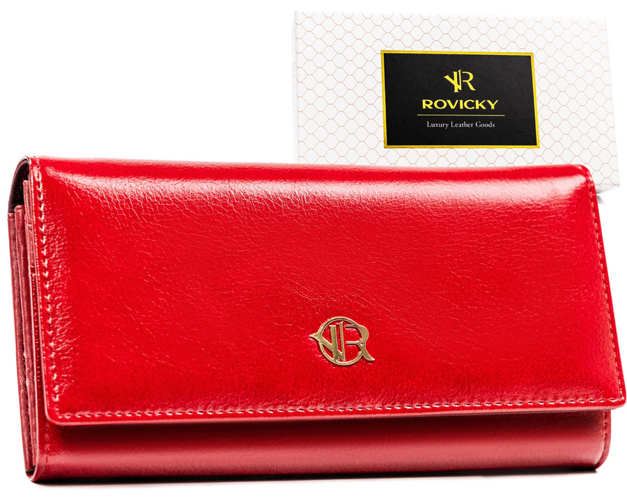 Leather & leatherette wallet ROVICKY RPX-24A-ML