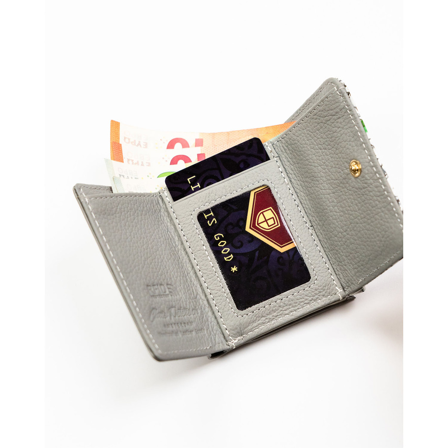 Leather wallet RFID PETERSON PTN PH32-LFL-7285 GR