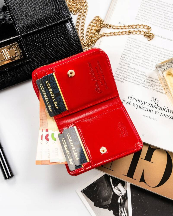  Leatherette wallet RFID PETERSON PTN 010-DS