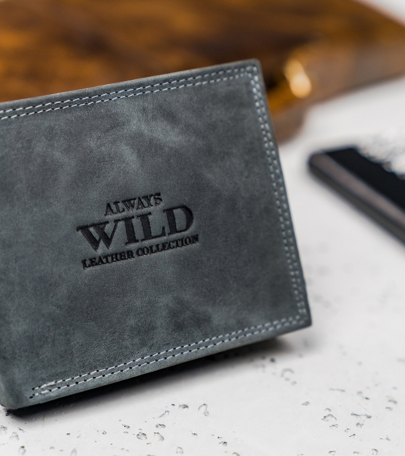 Leather men wallet ALWAYS WILD N992-P-CHM