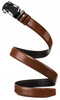 Leather belt PETERSON PTN PAS-CA4 BROWN