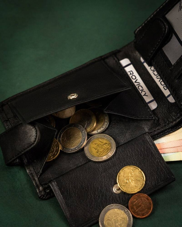 Leather wallet RFID ROVICKY R-N992L-GAT