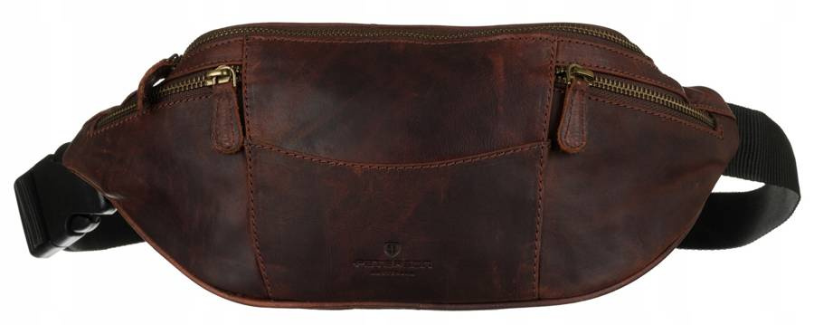 Leather bumbag PETERSON PTN 2507-OLH