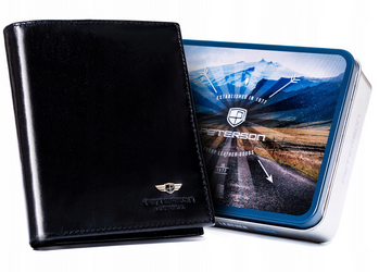 Leather wallet RFID PETERSON PTN 22307-VT