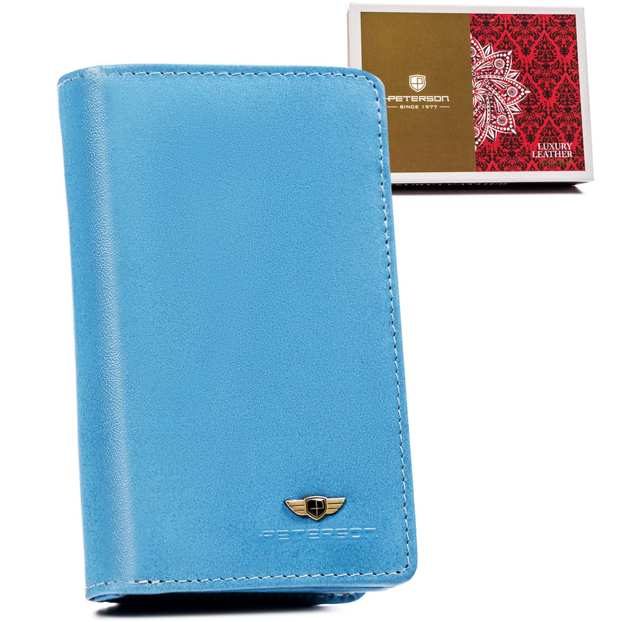 Leather's wallet RFID PETERSON PTN 2550-BO