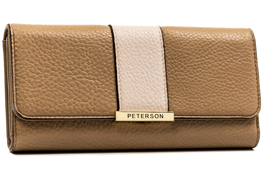 Leatherette wallet RFID PETERSON PTN 006-DN
