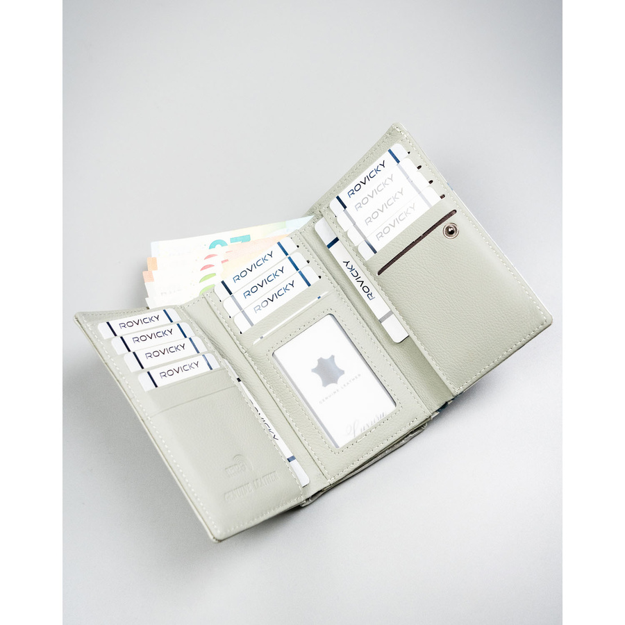 Leather wallet 4U CAVALDI PN29-FL-BL-MULTI