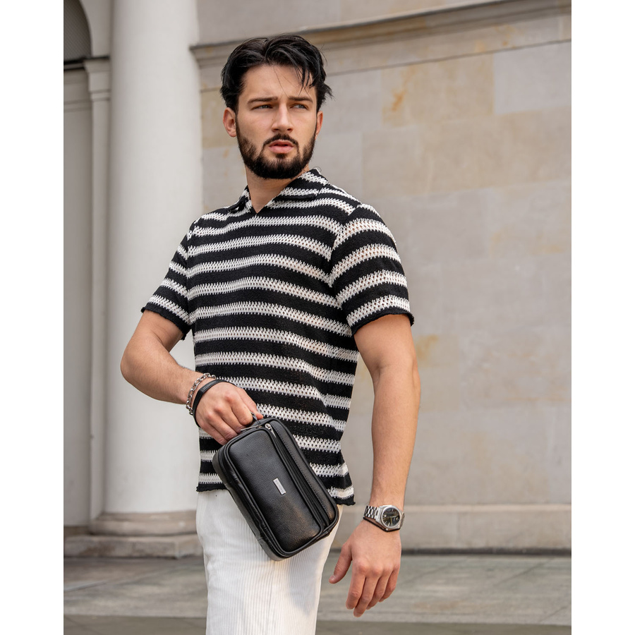 Leather bumbag ROVICKY R-13212
