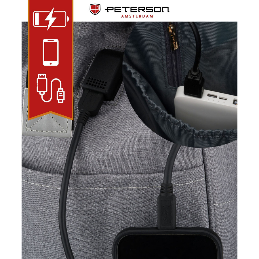 Polyester bagpack PETERSON ALFA