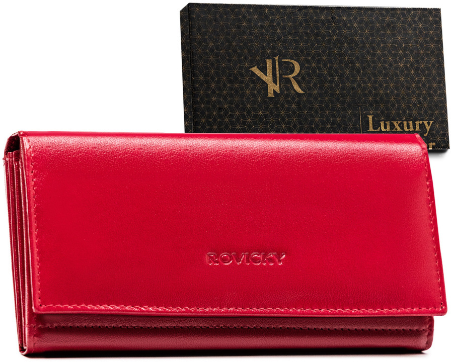 Leather wallet RFID ROVICKY R-RD-35-GCL