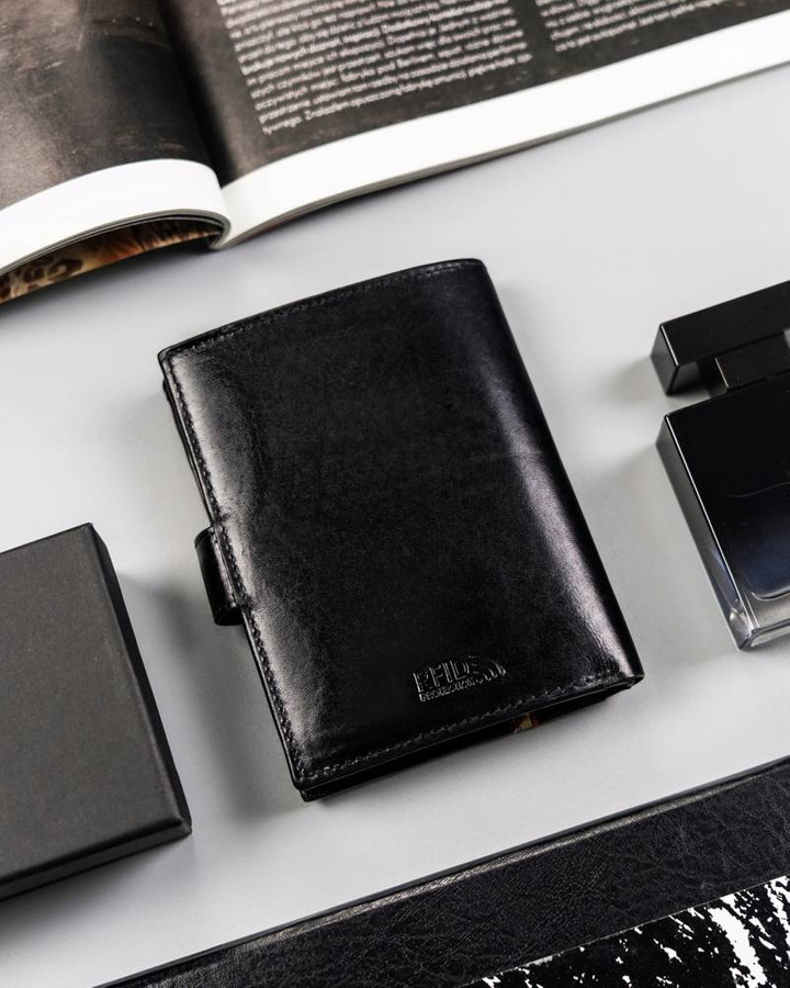 Leather wallet RFID PETERSON PTN 22311L-VT-A