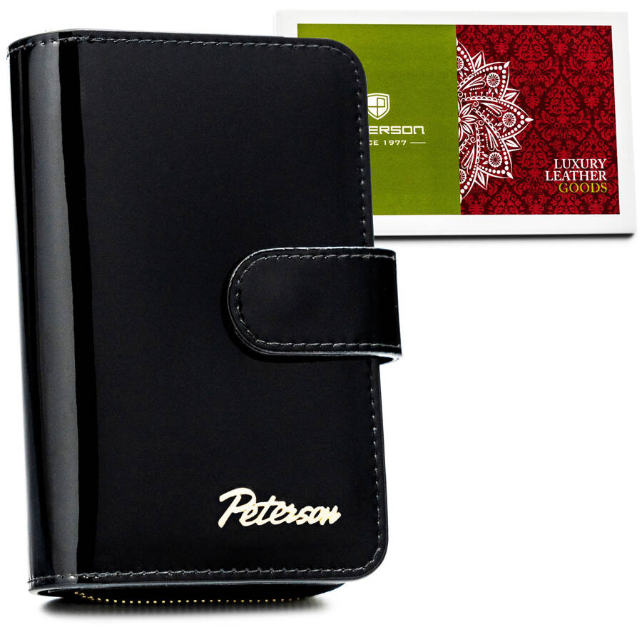 Leather wallet RFID PETERSON PTN 1N-602