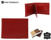 Leather wallet RFID PETERSON PTN RD-280-GCL