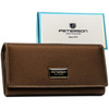 Leather and leatherette wallet RFID PETERSON PTN PS401-HNL